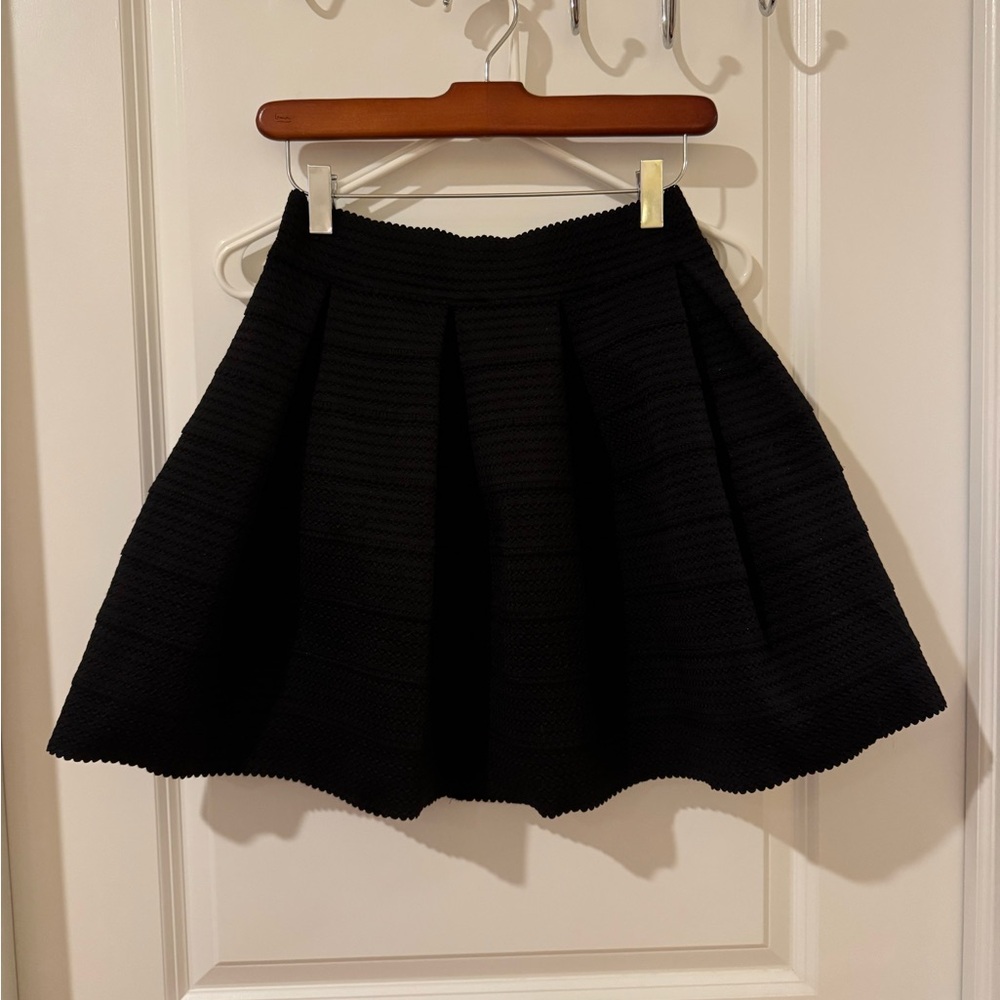 Black bubble skirt, business casual, gently worn